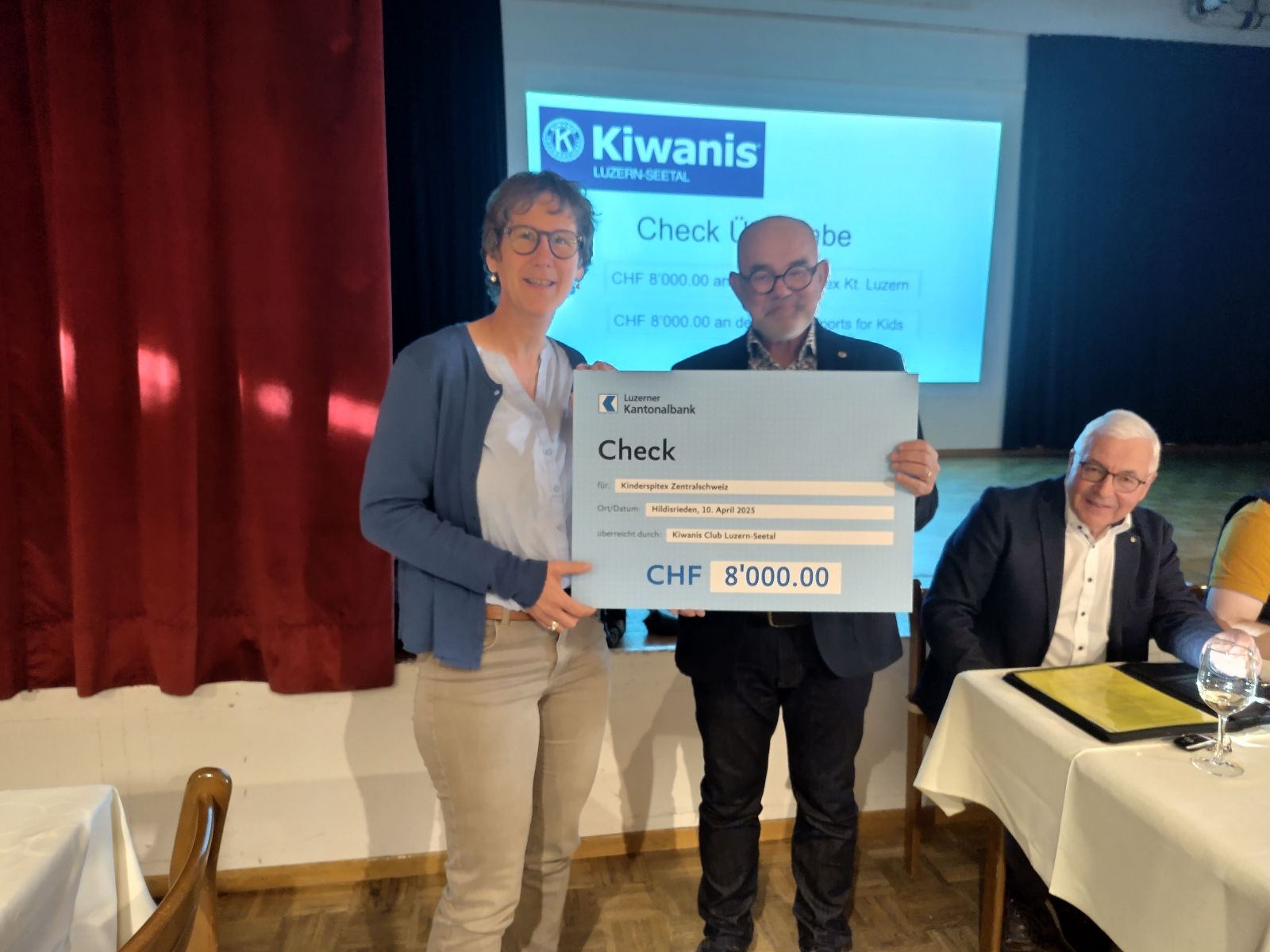 Bild Erlös Grittibänz-Aktion: Herzlichen Dank Kiwanis Club Luzern-Seetal